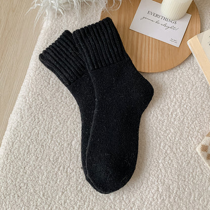 Women's Mid-calf Plush Warm Cashmere Socks