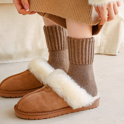Women's Mid-calf Plush Warm Cashmere Socks