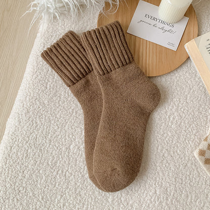 Women's Mid-calf Plush Warm Cashmere Socks